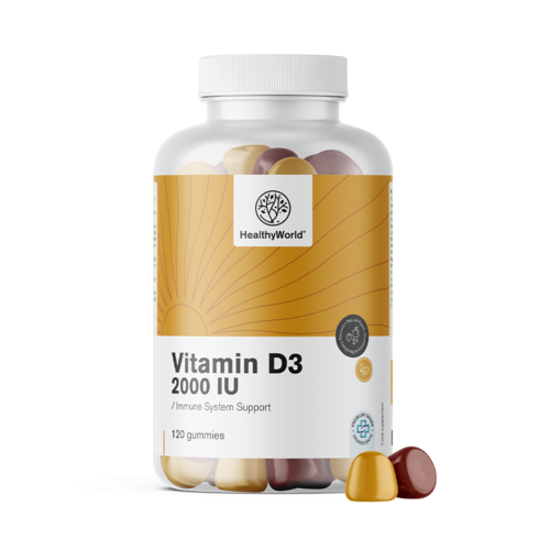 Vitamina D3 2000 U.I. in forma di gommose