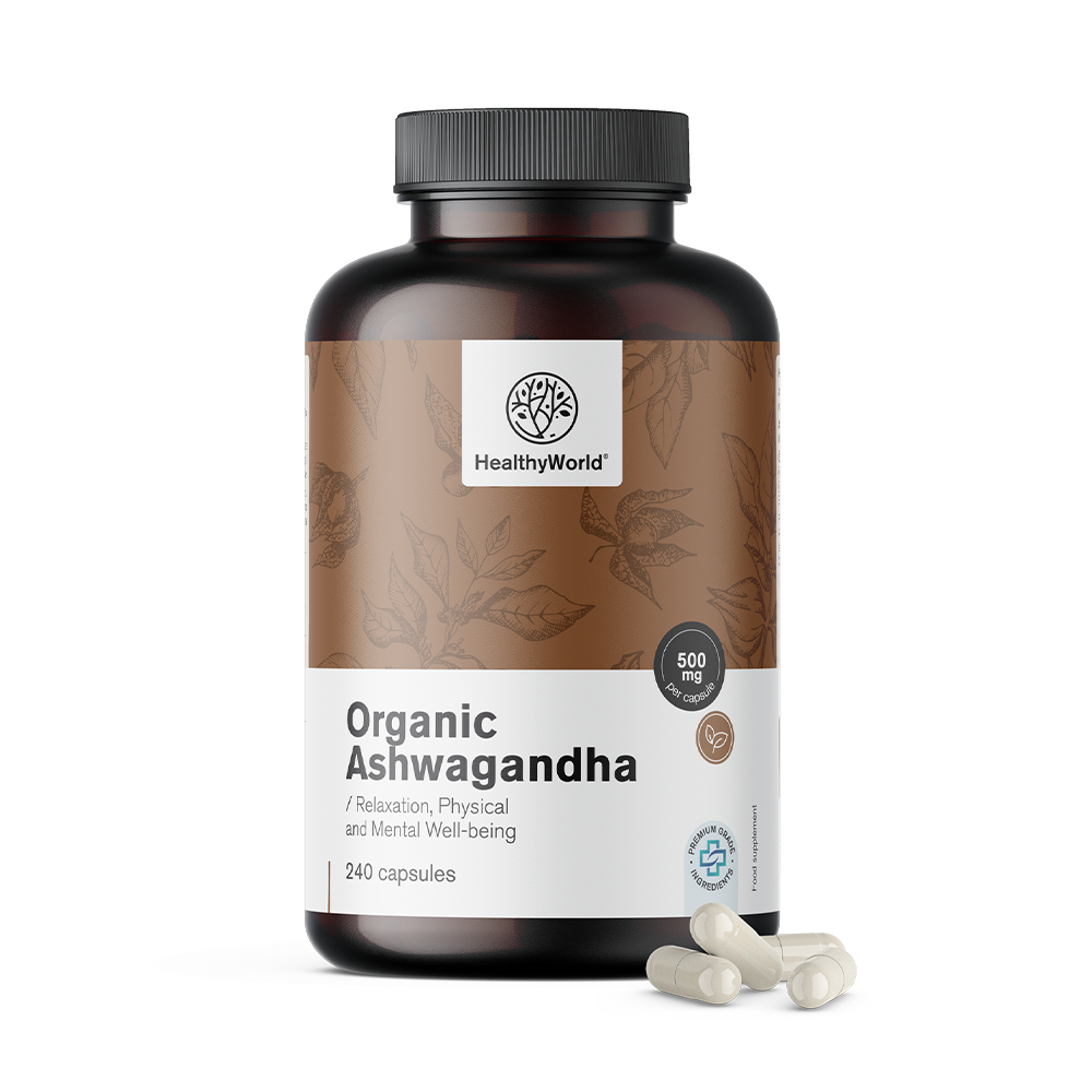 Ashwagandha 500 mg in capsule