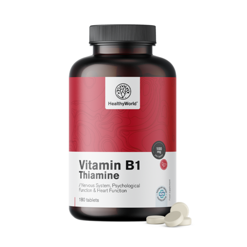 Vitamina B1 – tiamina 100 mg, 180 compresse