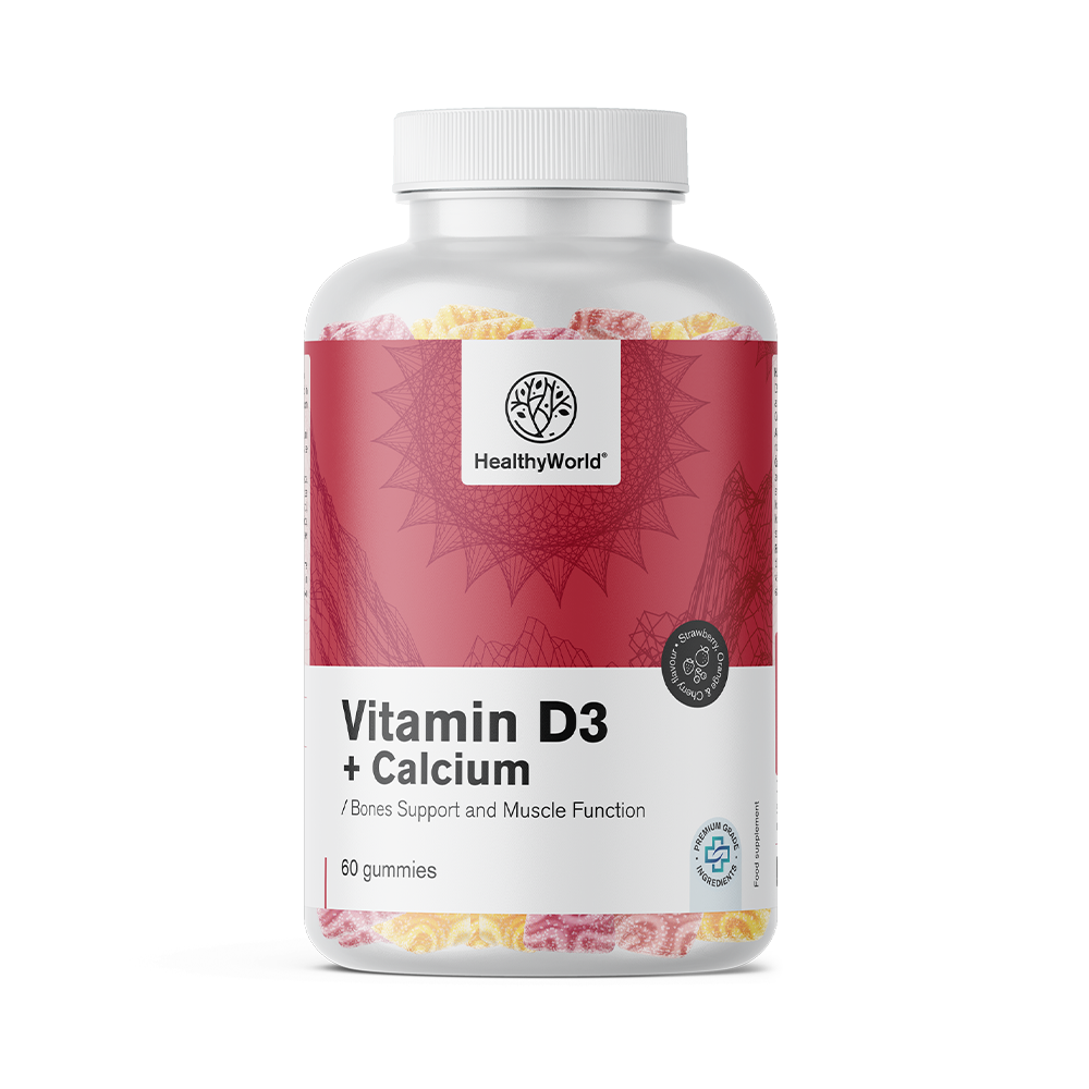 Vitamina D3 + Calcio in caramelle gommose