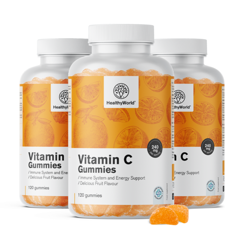 3x Vitamina C 240 mg, totale 360 caramelle gommose