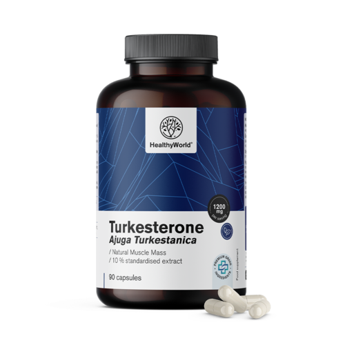 Turkesterone 1200 mg in capsule