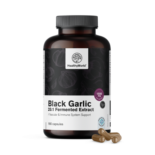 Aglio nero 1500 mg, 180 capsule