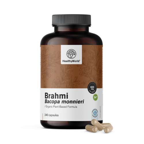 Brahmi 600 mg, 240 capsule