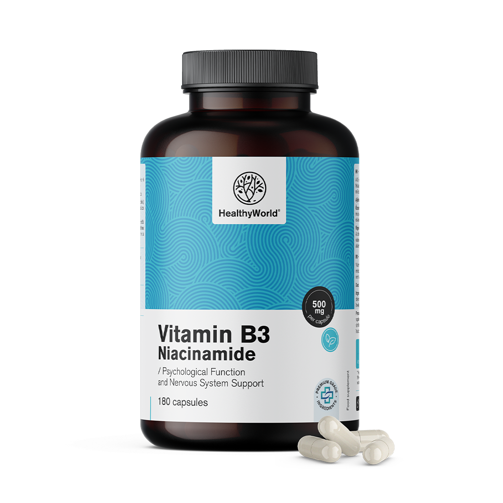 Vitamina B3 500 mg in capsule