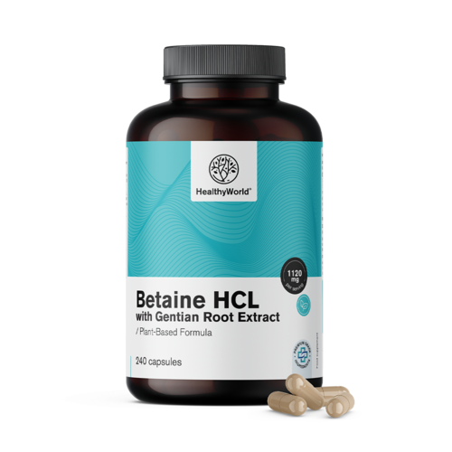 Betaina HCL 1120 mg, 240 capsule
