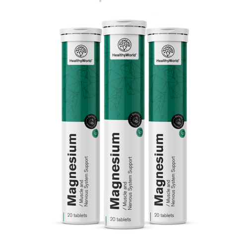 3x Magnesio – compresse effervescenti, totale 60 compresse effervescenti