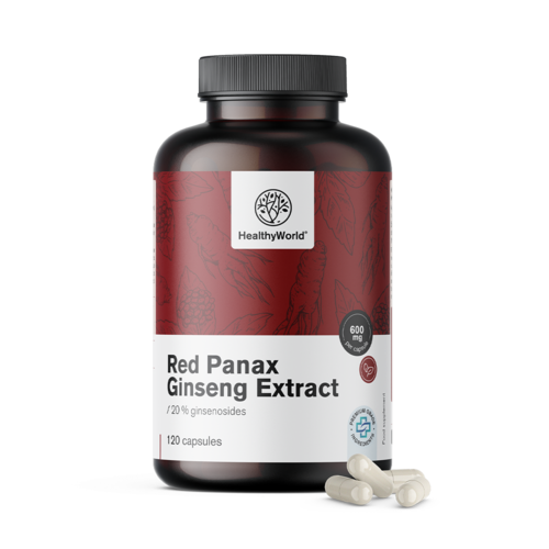 Red Panax Ginseng - estratto di ginseng rosso 600 mg