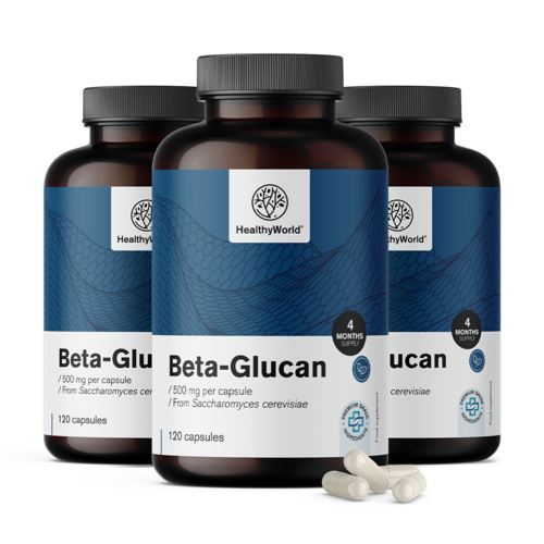 3x Betaglucano 500 mg, totale 360 capsule