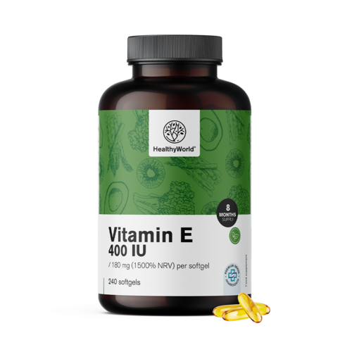 Vitamina E 400 U.I., 240 capsule molli