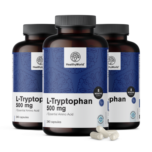 3x L-triptofano 500 mg, totale 720 capsule