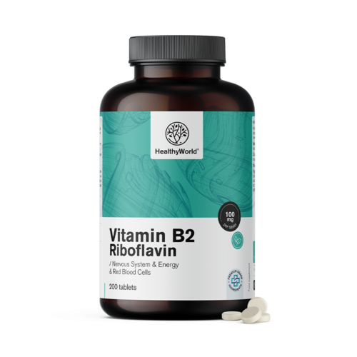 Vitamina B2 – riboflavina 100 mg