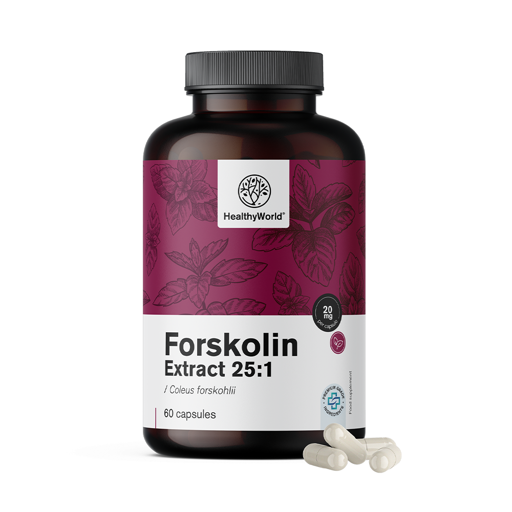 Forskolina – dall'estratto di ortica indiana 20 mg