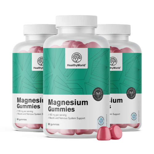 3x Magnesio 165 mg, totale 270 caramelle gommose
