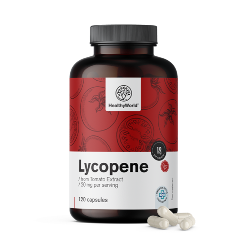 Licopene 10 mg – dall'estratto di pomodoro, 120 capsule