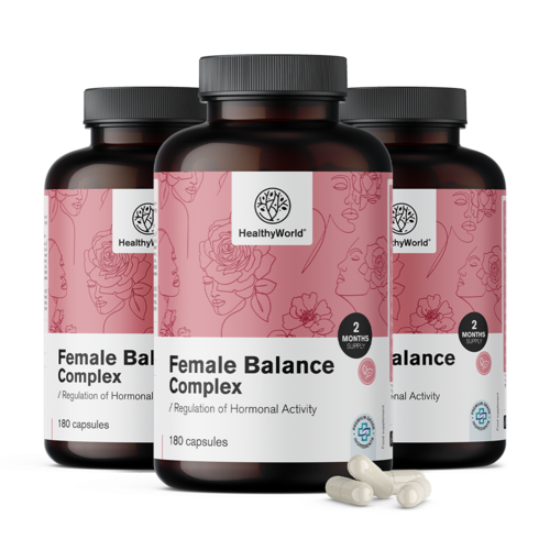 3x Female Balance – complesso per donne, totale 540 capsule