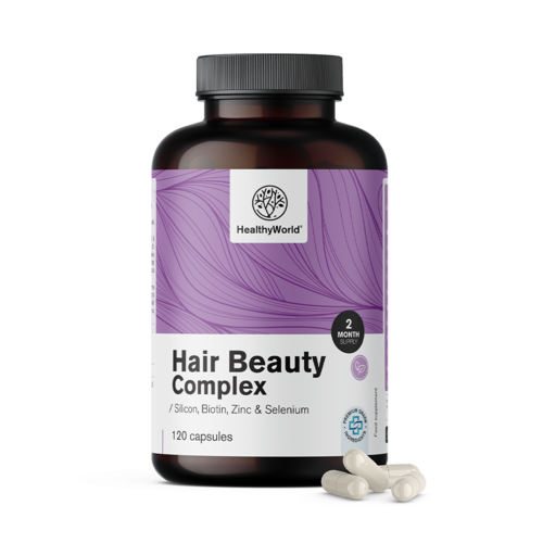 Hair Beauty Complex – Vitamine e minerali per capelli, 120 capsule