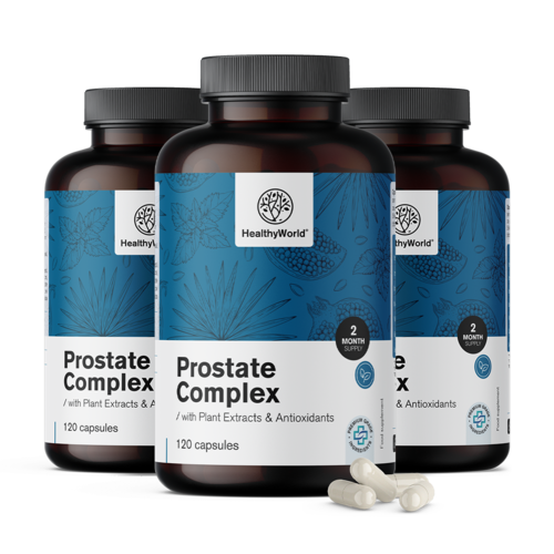 3x Complesso per la prostata, totale 360 capsule