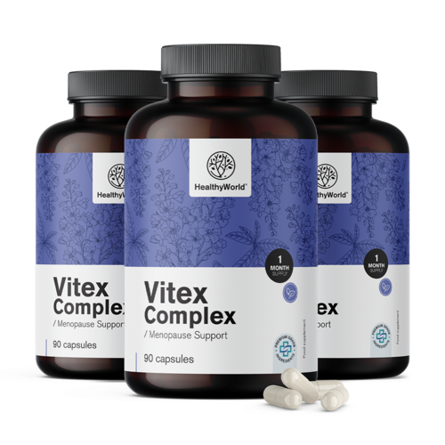 3x Complesso di agnocasto 125 mg, totale 270 capsule