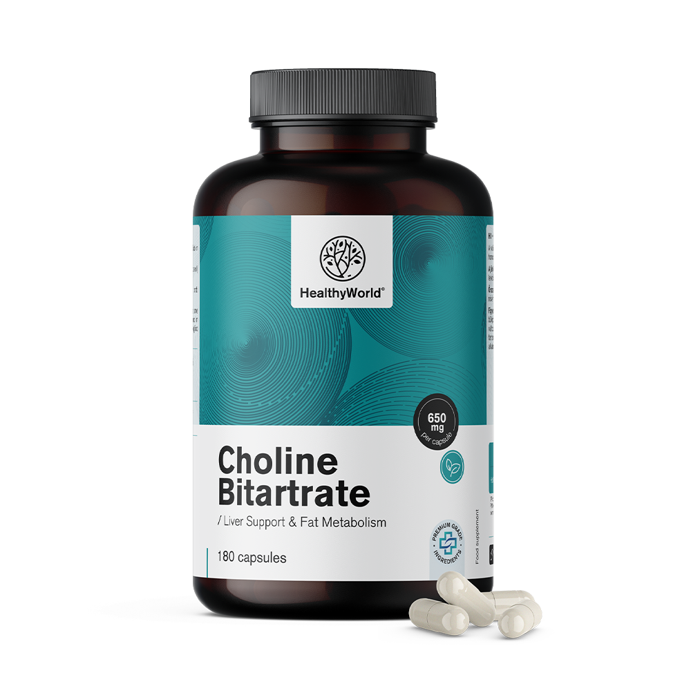 Colina bitartrato 650 mg