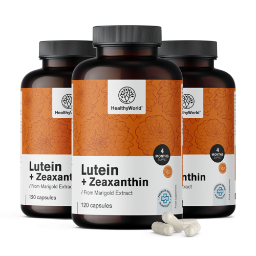 3x Luteina + zeaxantina, totale 360 capsule