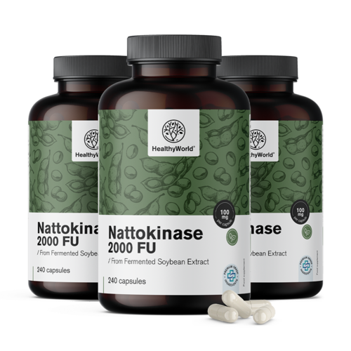 3x Nattokinase 2000 FU, totale 720 capsule