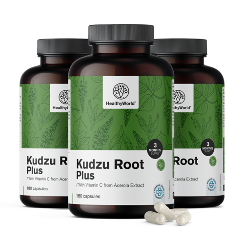 3x Complesso Kudzu Plus, totale 540 capsule