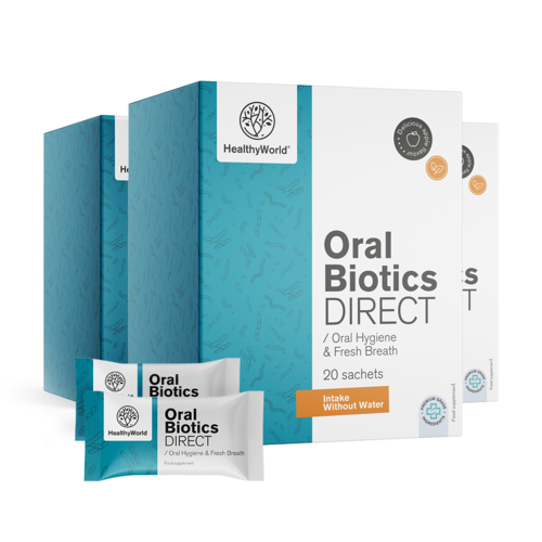 3x Oral Biotics DIRECT, totale 60 bustine