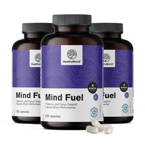 3x Mind Fuel – memoria e concentrazione, totale 360 capsule