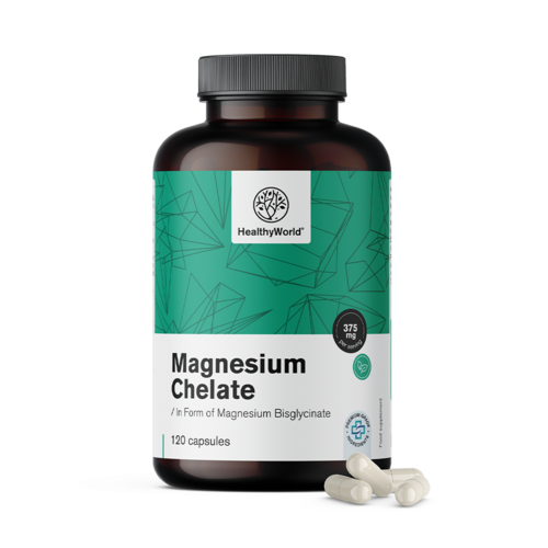 Magnesio chelato 375 mg, 120 capsule