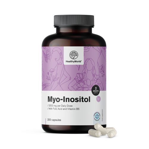 Mio-inositolo 2000 mg, 200 capsule