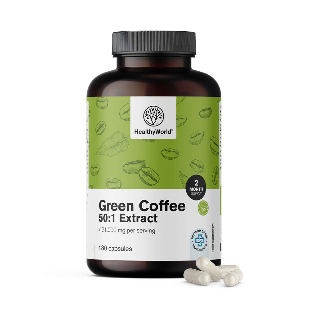 Caffè verde 21.000 mg – estratto 50:1