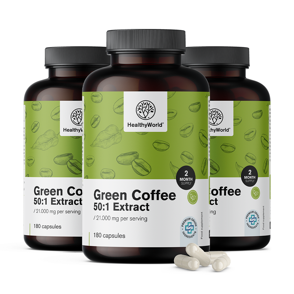 Caffè verde 21.000 mg – estratto 50:1