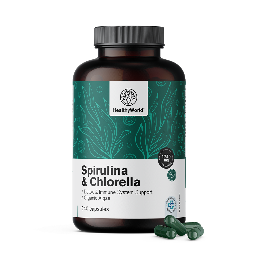Spirulina e clorella
