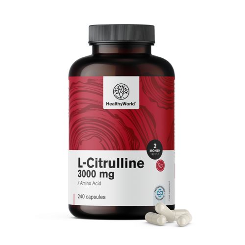 L-citrullina 3000 mg, 240 capsule