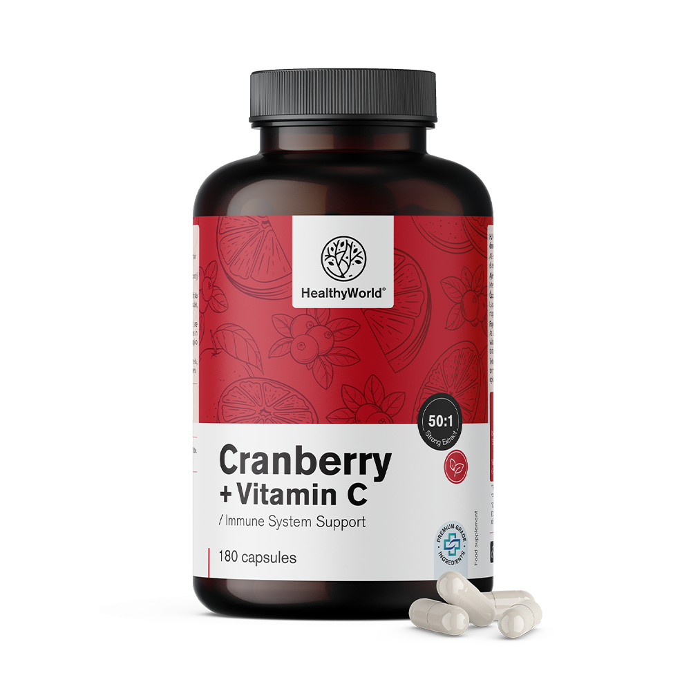 Estratto di mirtillo rosso con vitamina C