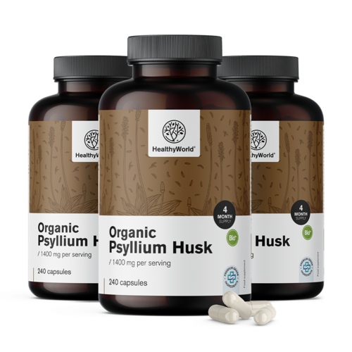 3x BIO Psillio 1400 mg, totale 720 capsule