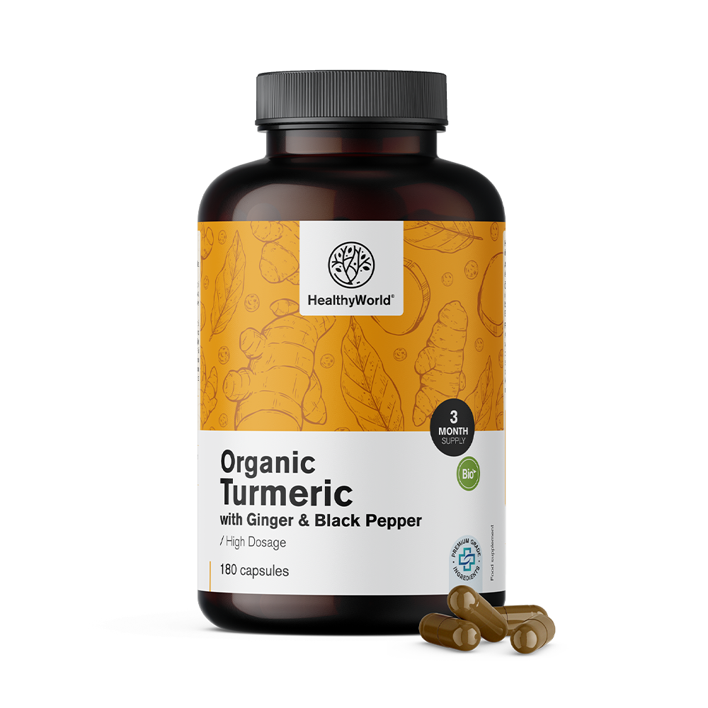 BIO Curcuma 1440 mg - con zenzero e pepe nero