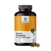 BIO Curcuma 1440 mg – con zenzero e pepe nero, 180 capsule