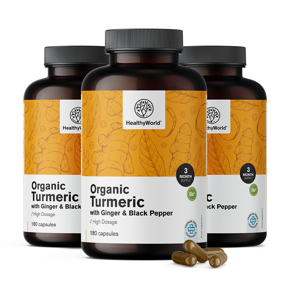 BIO Curcuma 1440 mg – con zenzero e pepe nero