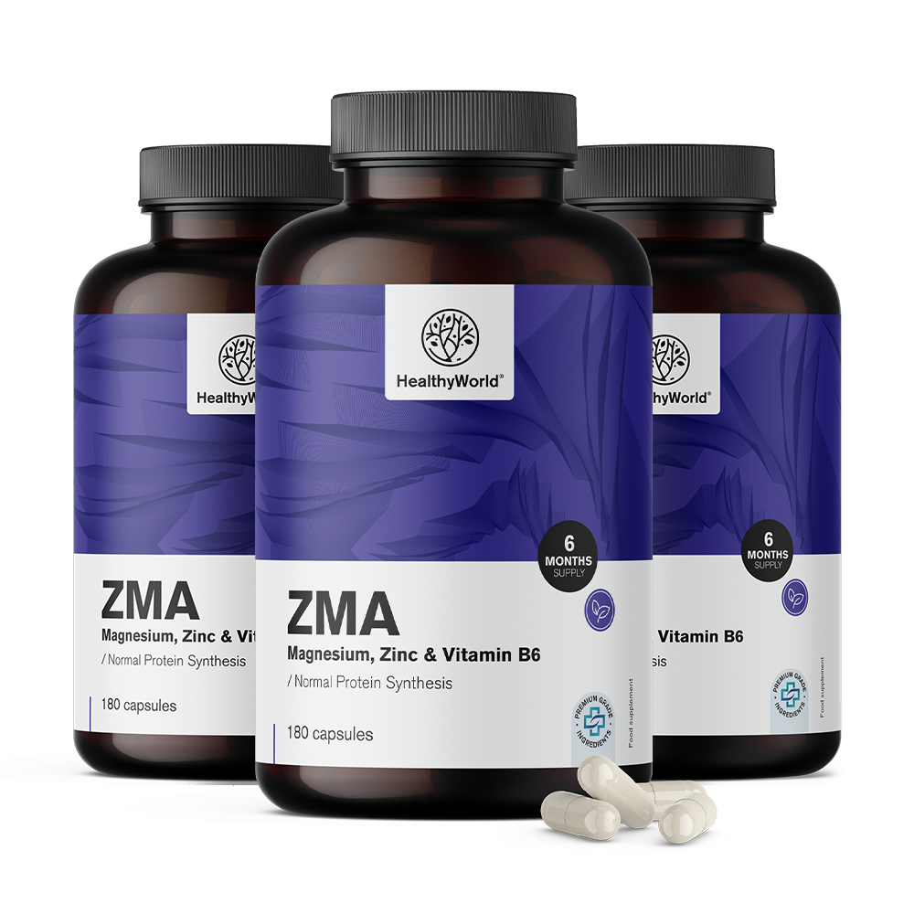 ZMA – magnesio, zinco e B6