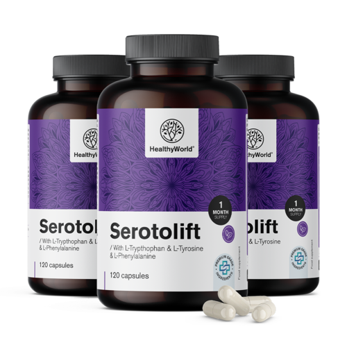 3x Serotolift – supporto alla serotonina, totale 360 capsule