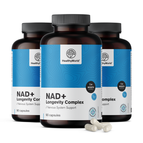 3x NAD+ Longevity Complex, totale 270 capsule