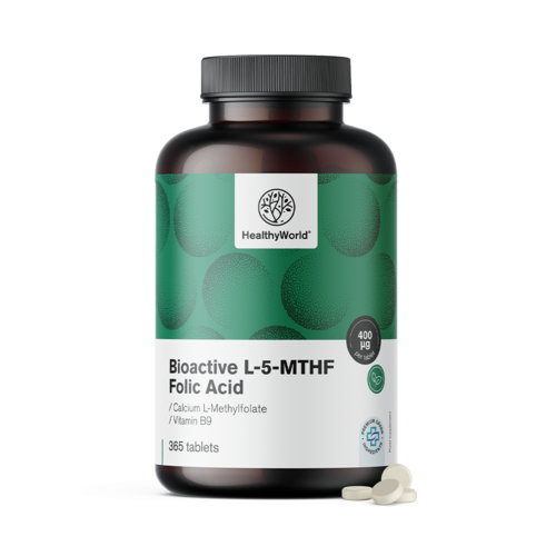 Acido folico attivo L-5-MTHF, 365 compresse