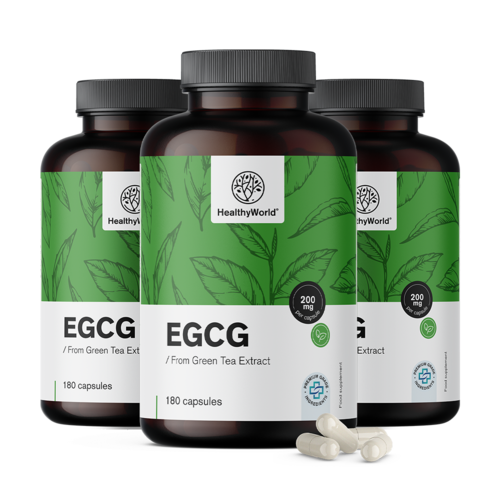 3x EGCG – da estratto di tè verde, totale 540 capsule