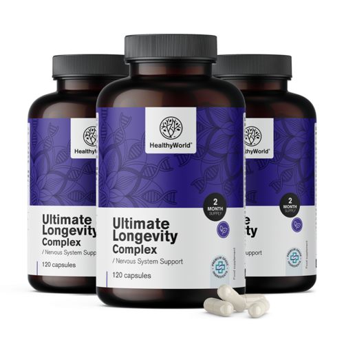 3x Ultimate Longevity Complex, totale 360 capsule