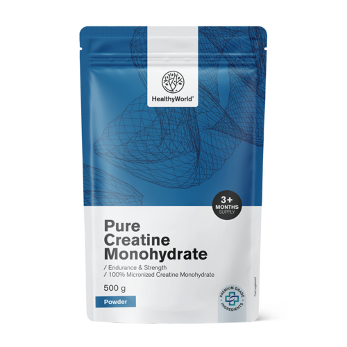 Pure Creatina monoidrato in polvere, 500 g