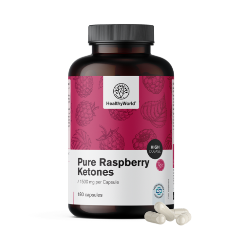 Chetoni di lampone 1500 mg, 180 capsule