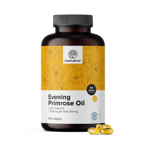 Olio di enotera 1000 mg, 400 capsule molli