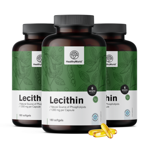 3x Lecitina 1200 mg, totale 540 capsule molli